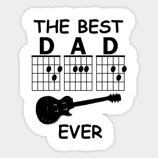 The Best DAD Ever Sticker